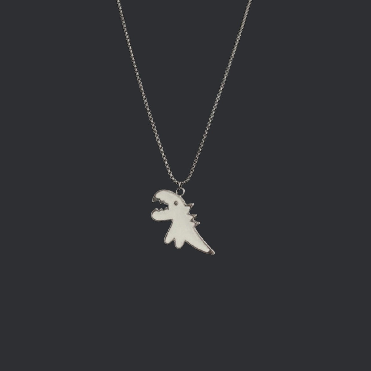 Cute Cartoon Dinosaur Long Necklace