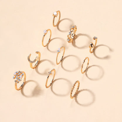 10 Pcs Treasure Rings